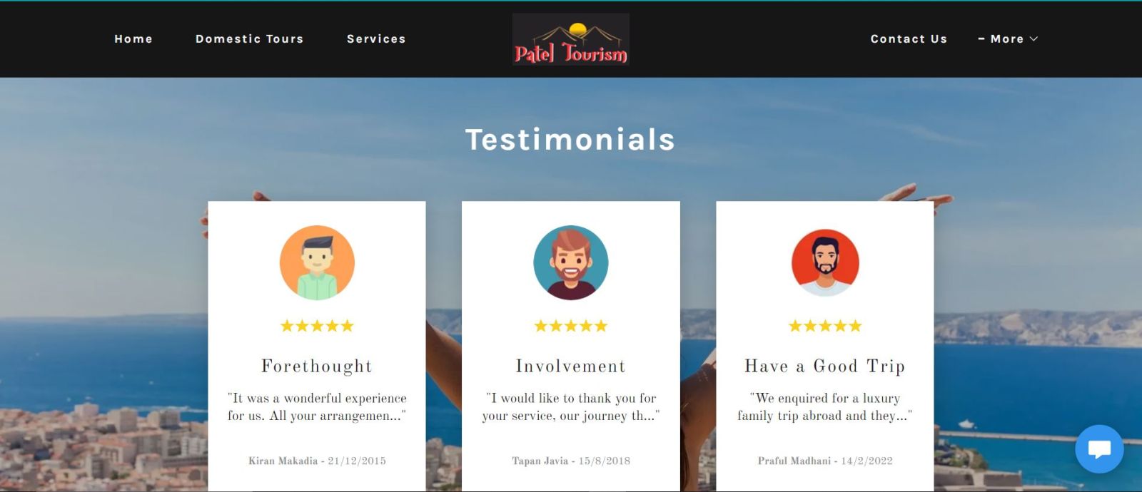 PatelTourism Testimonials Image